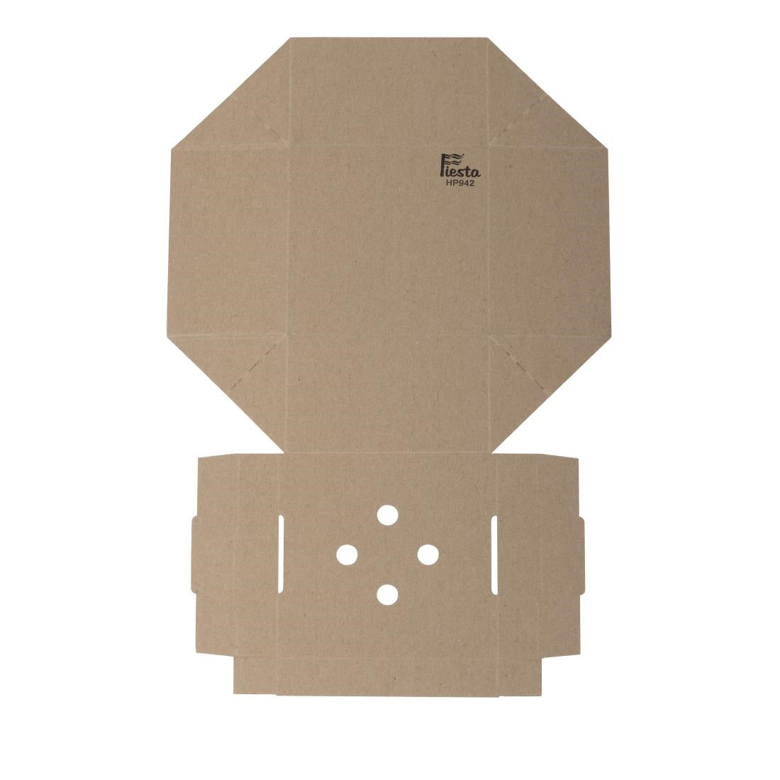 HP942 Fiesta Composteerbare Uitklapbare Hamburgerdozen (100 Stuks)