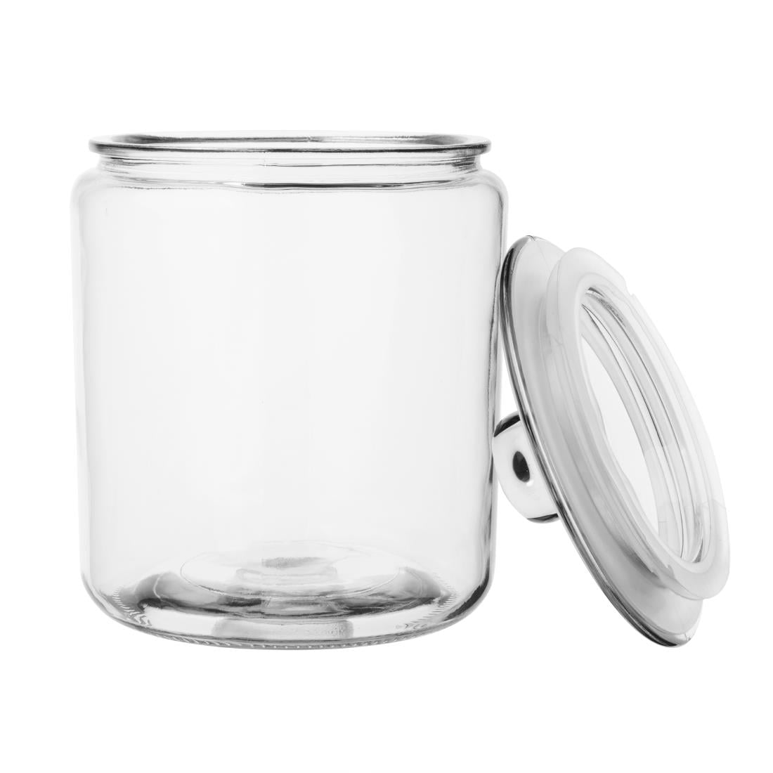 SA725 Olympia Biscotti Glazen Potten Set 6,3Ltr en 3,8Ltr