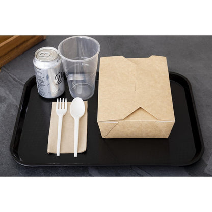 DE312 Cambro polypropyleen fastfood dienblad zwart 410mm