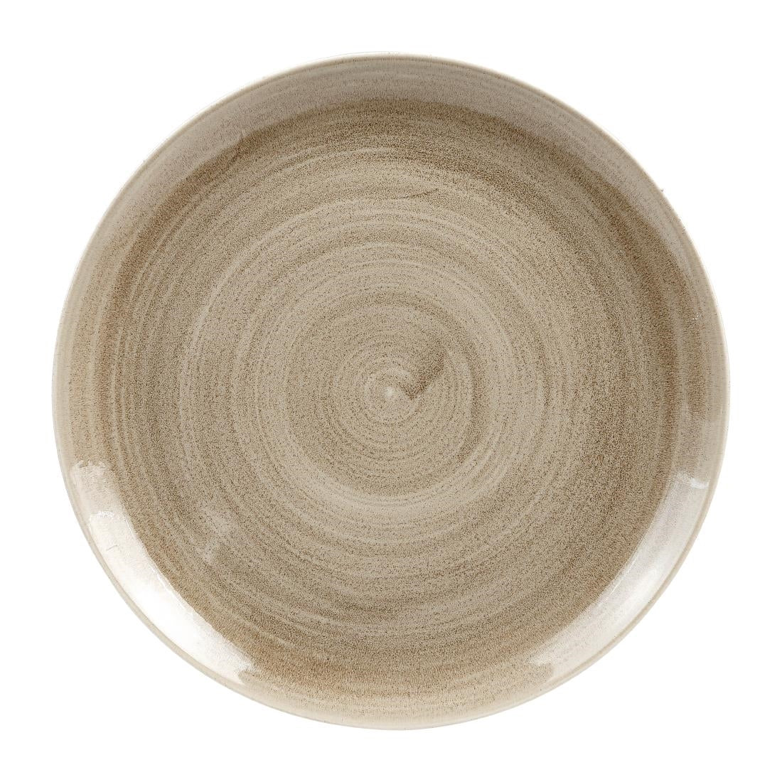 HC786 Churchill Stonecast Patina Antique Taupe Coupe Evolve Coupe Bord 32.4cm (10 stuks)
