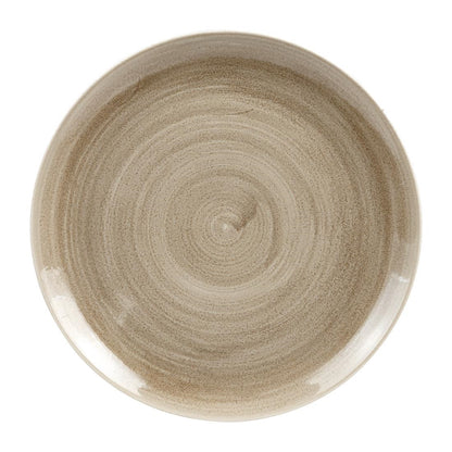 HC786 Churchill Stonecast Patina Antique Taupe Coupe Evolve Coupe Bord 32.4cm (10 stuks)