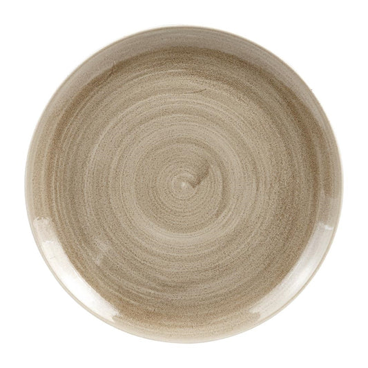 HC786 Churchill Stonecast Patina Antique Taupe Coupe Evolve Coupe Bord 32.4cm (10 stuks)