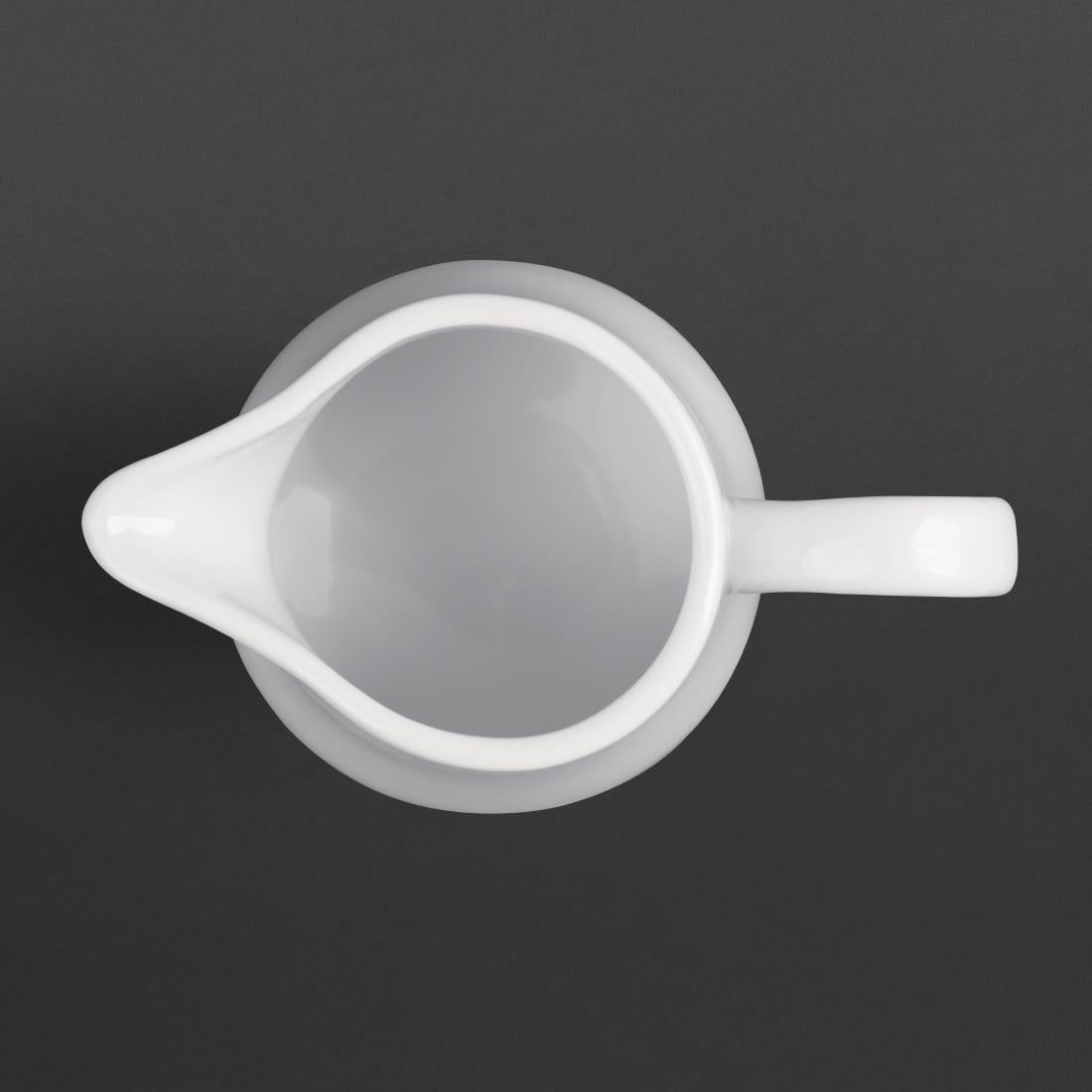 U821 Olympia Whiteware melkkannetjes met handvat 30,5cl (6 stuks)