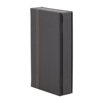 DP726 Securit trendy rekeningpresentator in leerstijl zwart