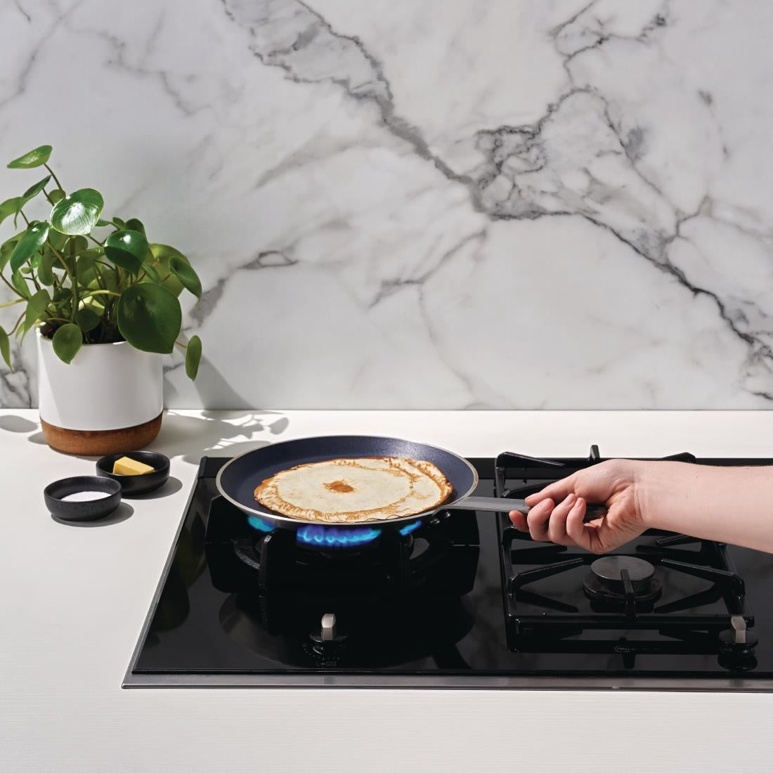 HT987 Vogue Aluminium Antiaanbaklaag Teflon Platinum Plus Crêpepan 26cm