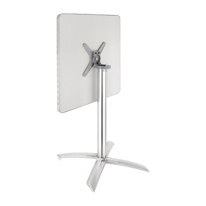 CG838 Bolero vierkante aluminium klaptafel met RVS blad 60cm