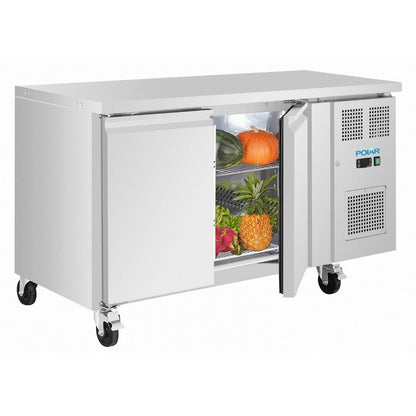 UA105 Polar U-Series slanke dubbeldeurs koelwerkbank