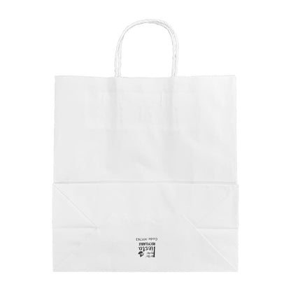 HY763 Fiesta Recycleerbare Draaihandgreep Witte Papieren Tassen Medium (250 stuks)