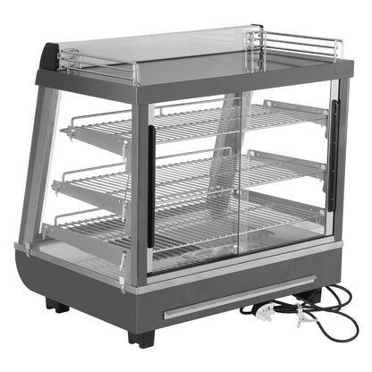 HW927 Buffalo Voor- En Achterdeur Verwarmde Vitrine 96Ltr