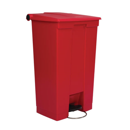 L629 Rubbermaid Step-On pedaalemmer rood 87Ltr