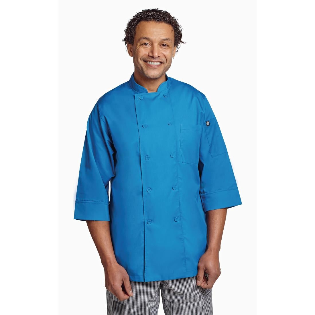 B178-S Chef Works unisex koksbuis blauw S