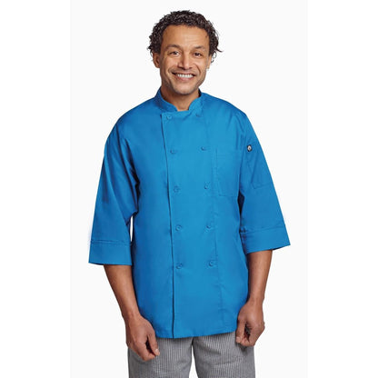 B178-S Chef Works unisex koksbuis blauw S