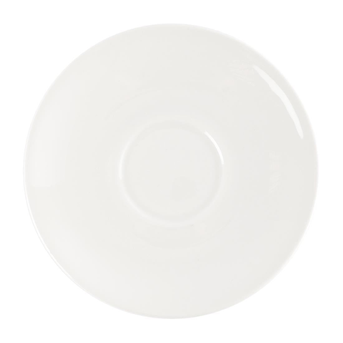 P884 Churchill White cappuccino schotel 15.9 cm (24 Stuks)