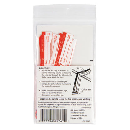 GJ059 Vaatwasser temperatuur teststrip (25 stuks))