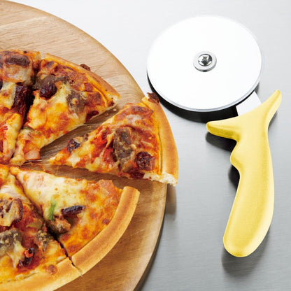 FX132 Hygiplas RVS pizzawiel geel 10cm
