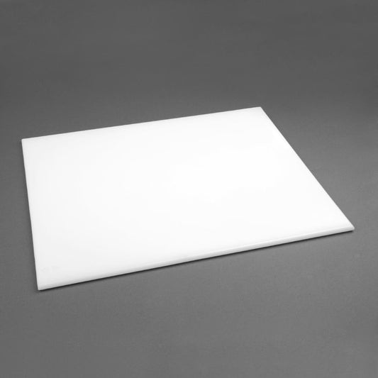 J017 Hygiplas HDPE snijplank wit 600x450x12mm