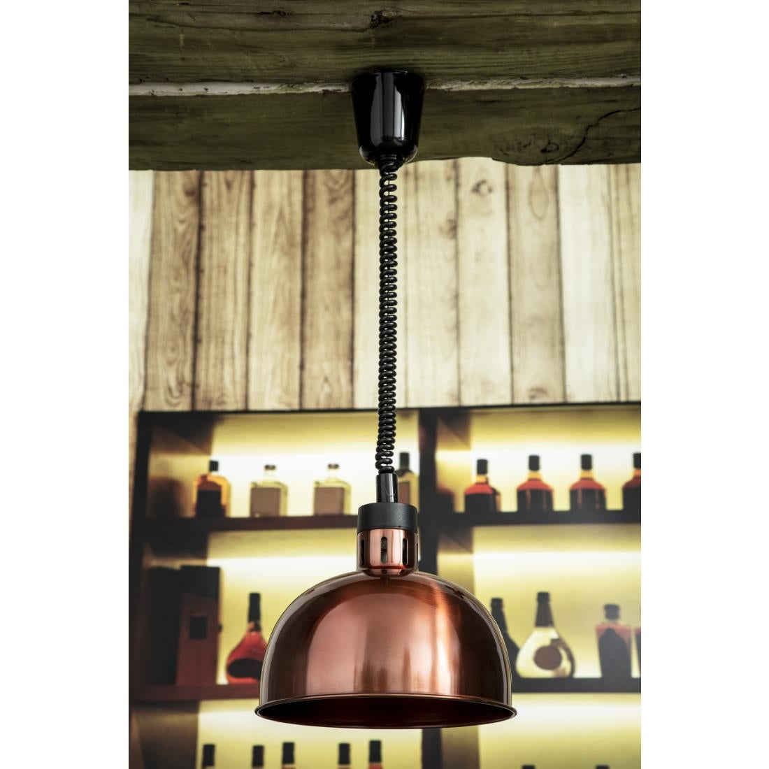 DY460 Buffalo intrekbare koepel warmte schaduw koper afwerking