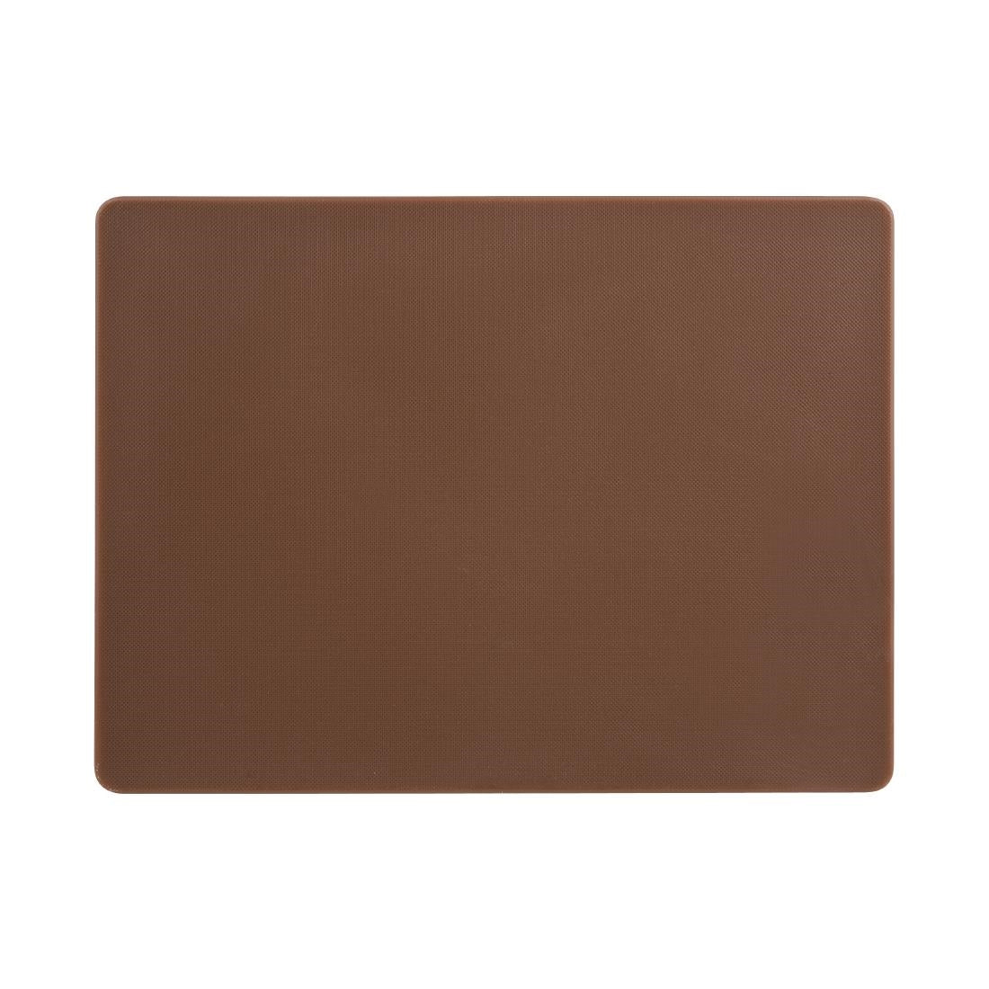 GH792 Hygiplas LDPE snijplank bruin 1,2(h)x30,5(l)x22,9(b)cm