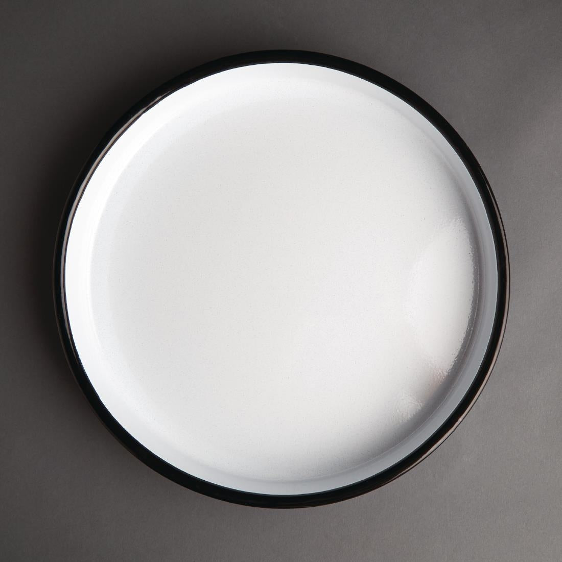 GM240 Olympia Geëmailleerd Stalen Dienblad Rond 32cm