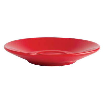 GK085 Olympia Café espresso schotel rood (12 stuks)