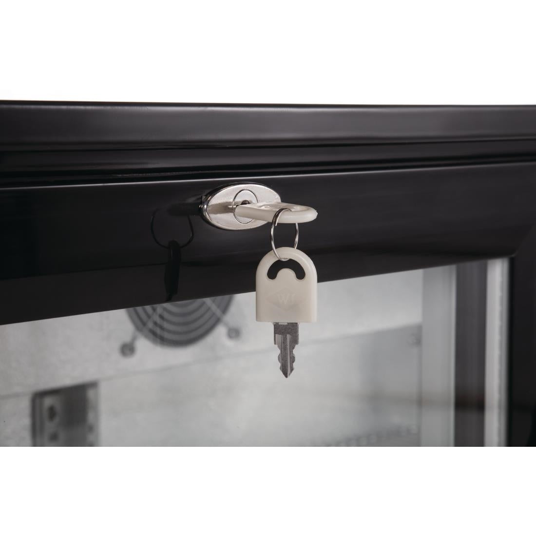 GL004 Polar G-serie 3-deurs barkoeling met klapdeuren zwart 330L