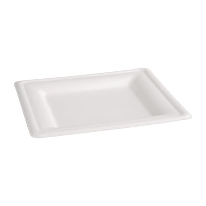 FC520 Fiesta Compostable composteerbare bagasse borden vierkant 261mm (50 stuks)