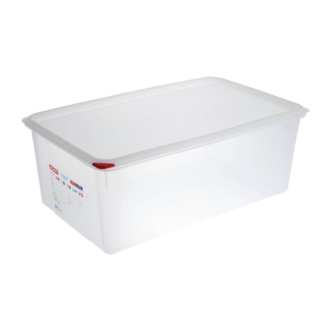 DL984 Araven GN 1/1 voedseldoos met deksel 28Ltr (4 stuks)
