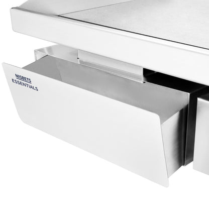 DA397 Nisbets Essentials tafelmodel elektrische bakplaat 48 x 31cm 3000W