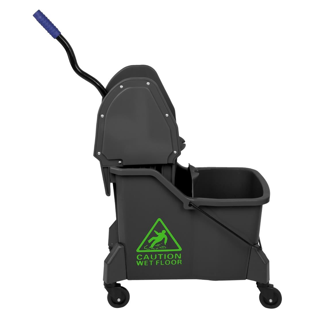 JB544 Jantex dweilemmer met twee compartimenten en pers Groen 30Ltr