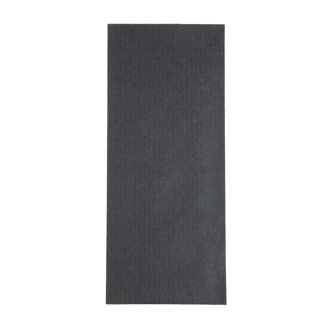 CK236 Europochette Zwart Bestekzakje met Wit Servet (500 stuks)