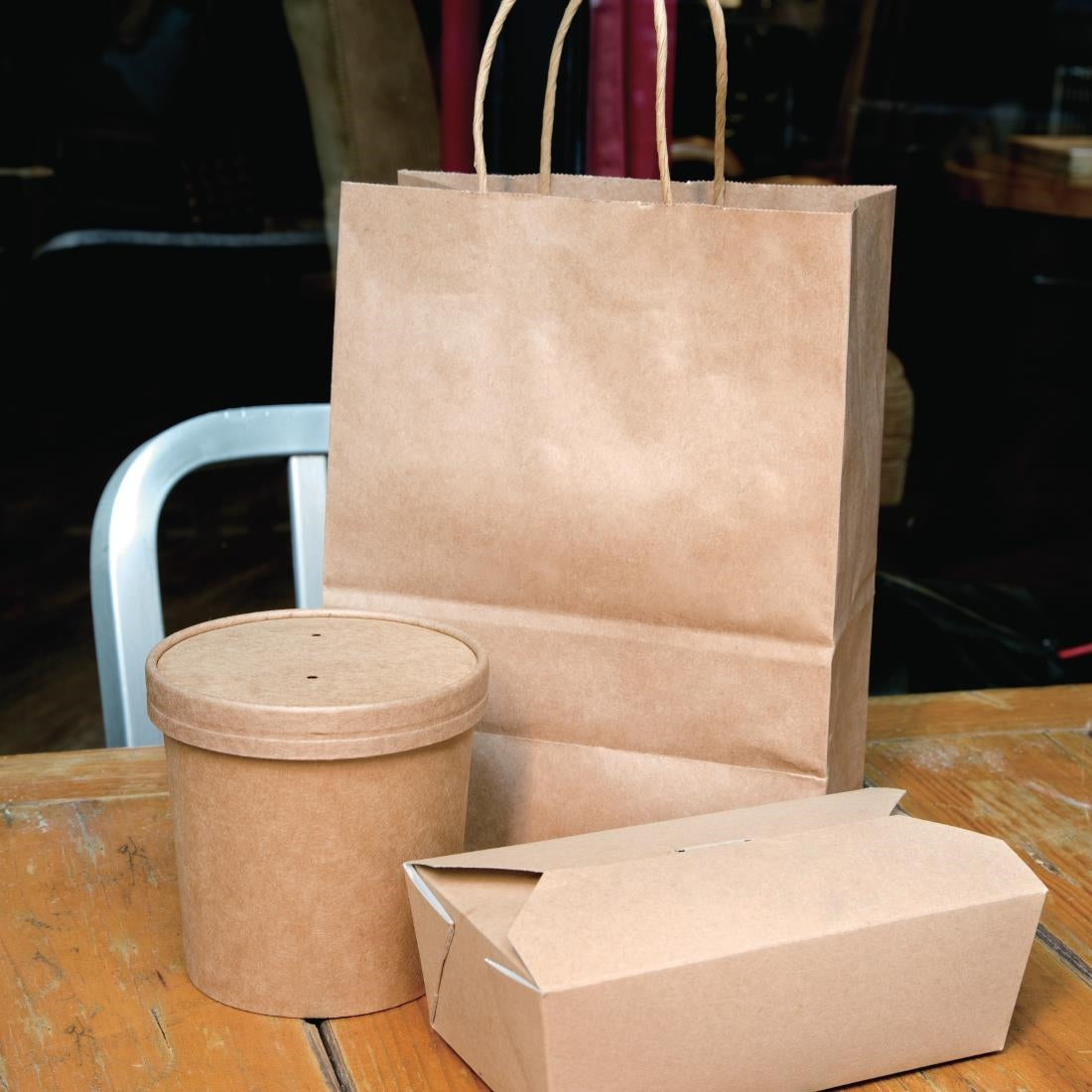 FB556 Fiesta Compostable papieren deksel voor 98(Ø)mm soepbekers (500 stuks)