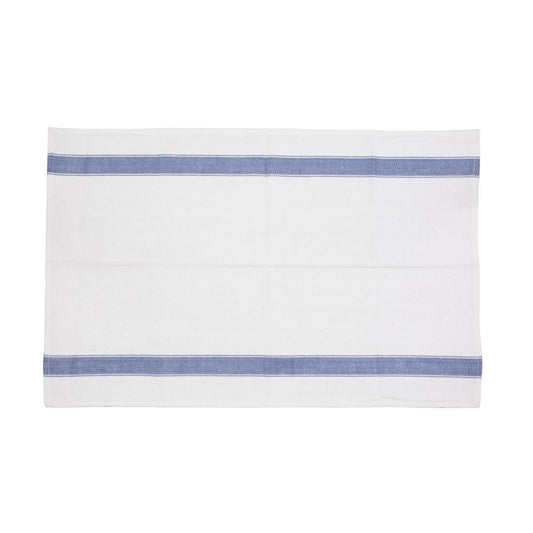 E918 Vogue zware kwaliteit polykatoen theedoek blauw 76 x 51cm