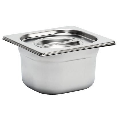 GR703 Gastro M RVS GN 1/6 bak 10cm diep