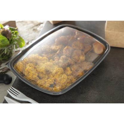 DW785 Fastpac deksels voor grote rechthoekige voedseldozen 1350ml (150 stuks)