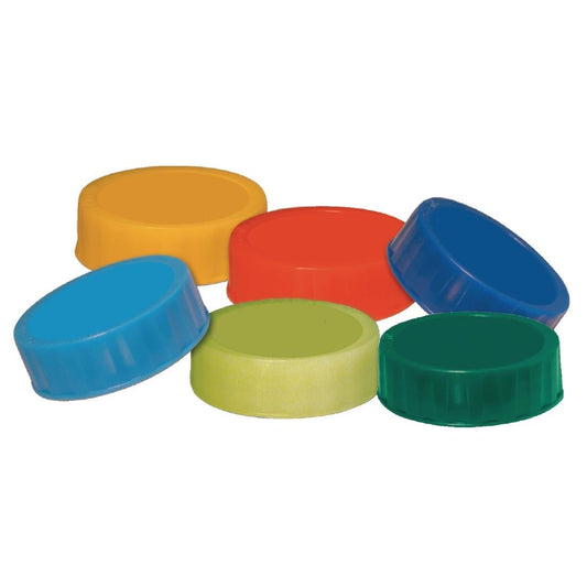 CF950 FIFO gekleurde doppen voor FIFO sausdispensers (6 stuks)