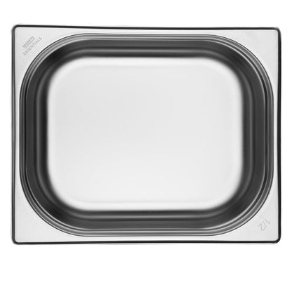 JB372 Nisbets Essentials RVS 1/2 Gastronorm Bak 100mm (3 stuks)