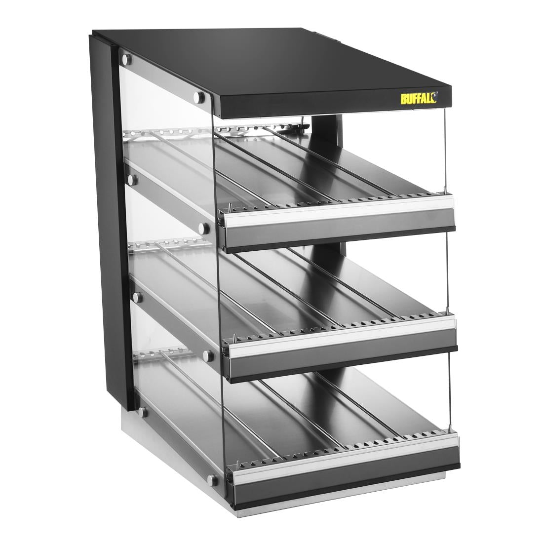 HW926 Buffalo Glooiend Kanaal Voedselverwarmer 3 Planken