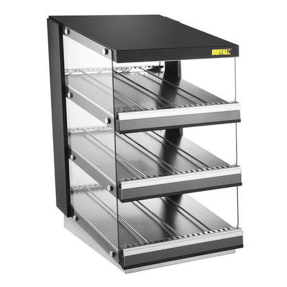 HW926 Buffalo Glooiend Kanaal Voedselverwarmer 3 Planken