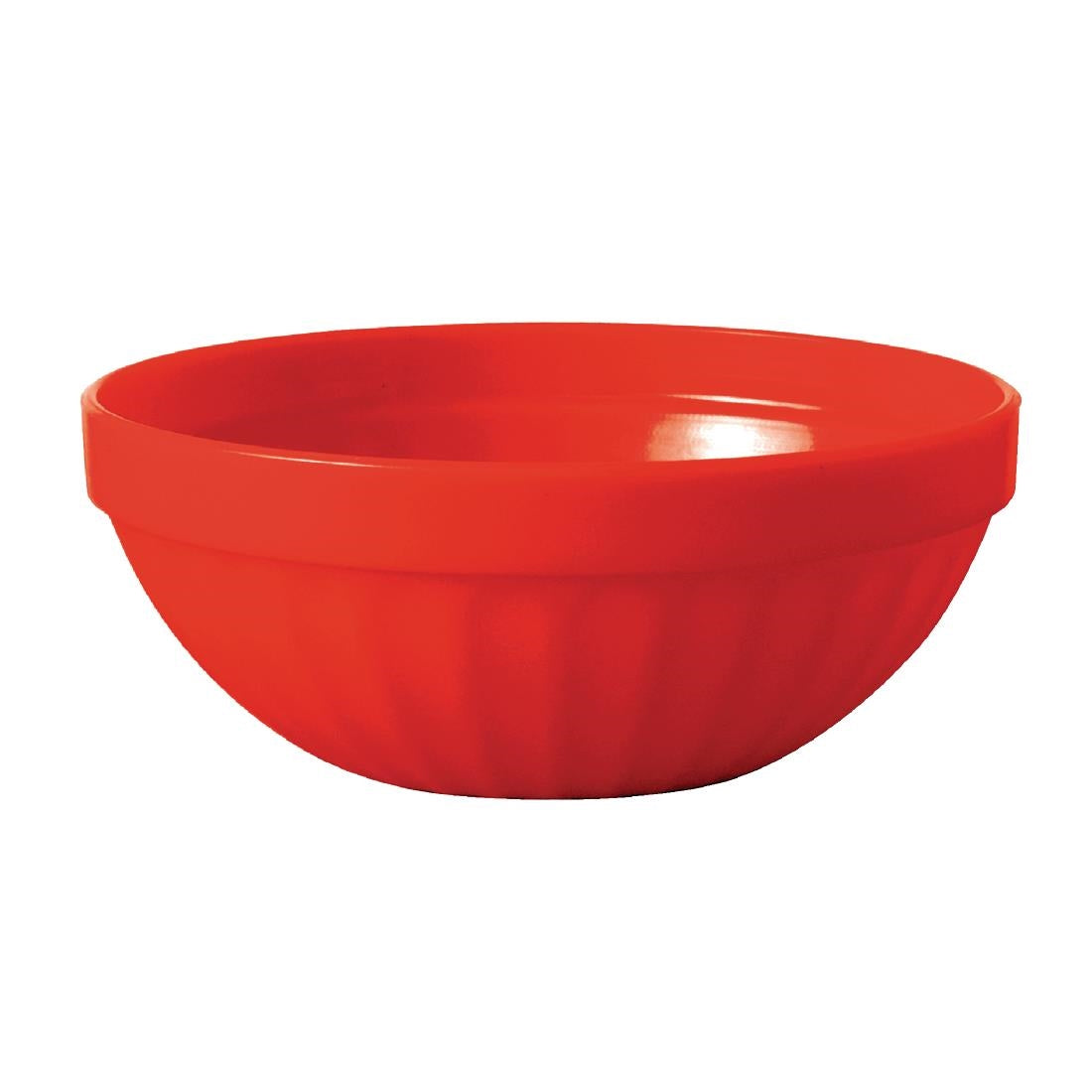 CE277 Olympia Kristallon polycarbonaat fruitschaaltjes rood (12 stuks)