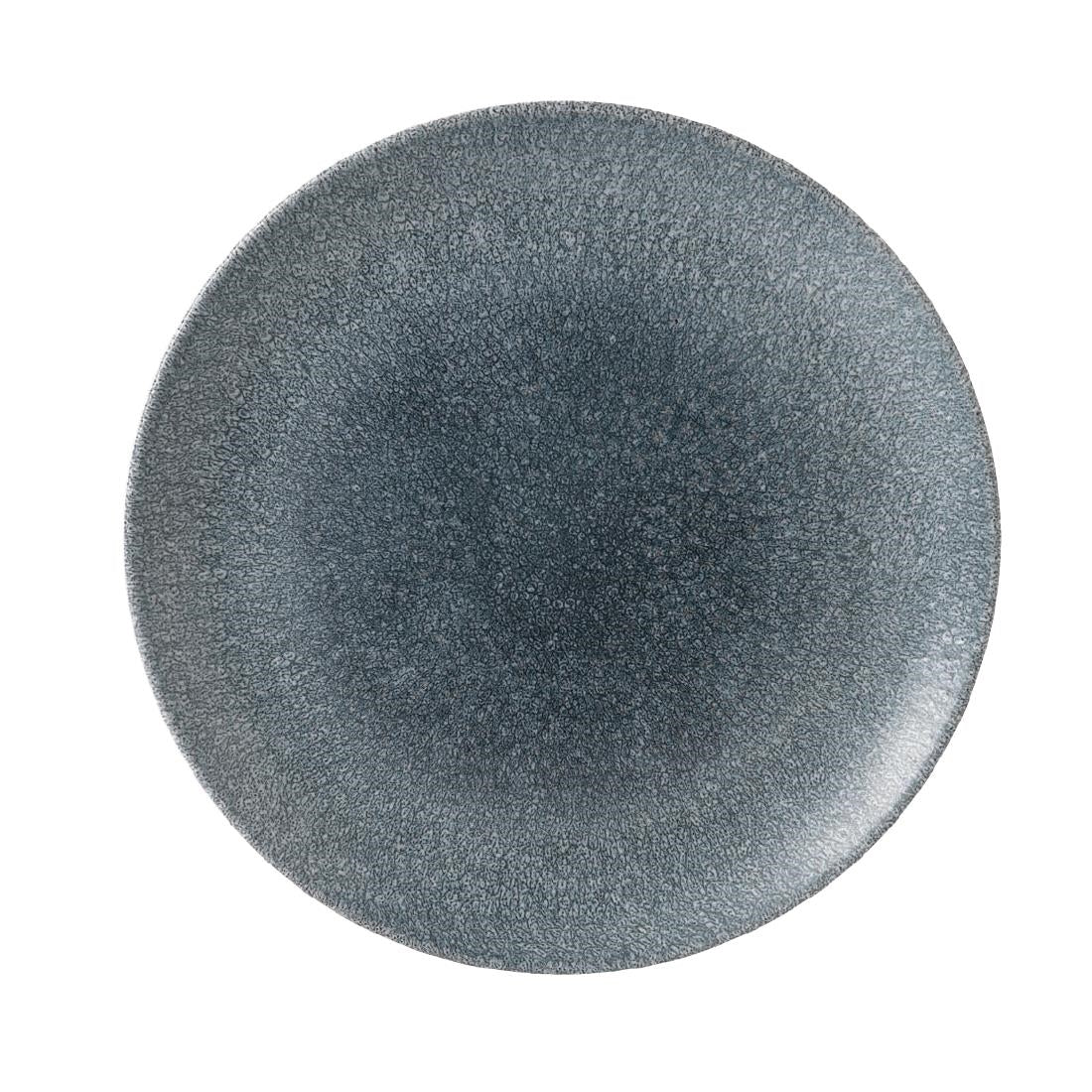 DE883 Churchill Raku Topaz Blue Evolve Coupe Bord 26cm (12 stuks)