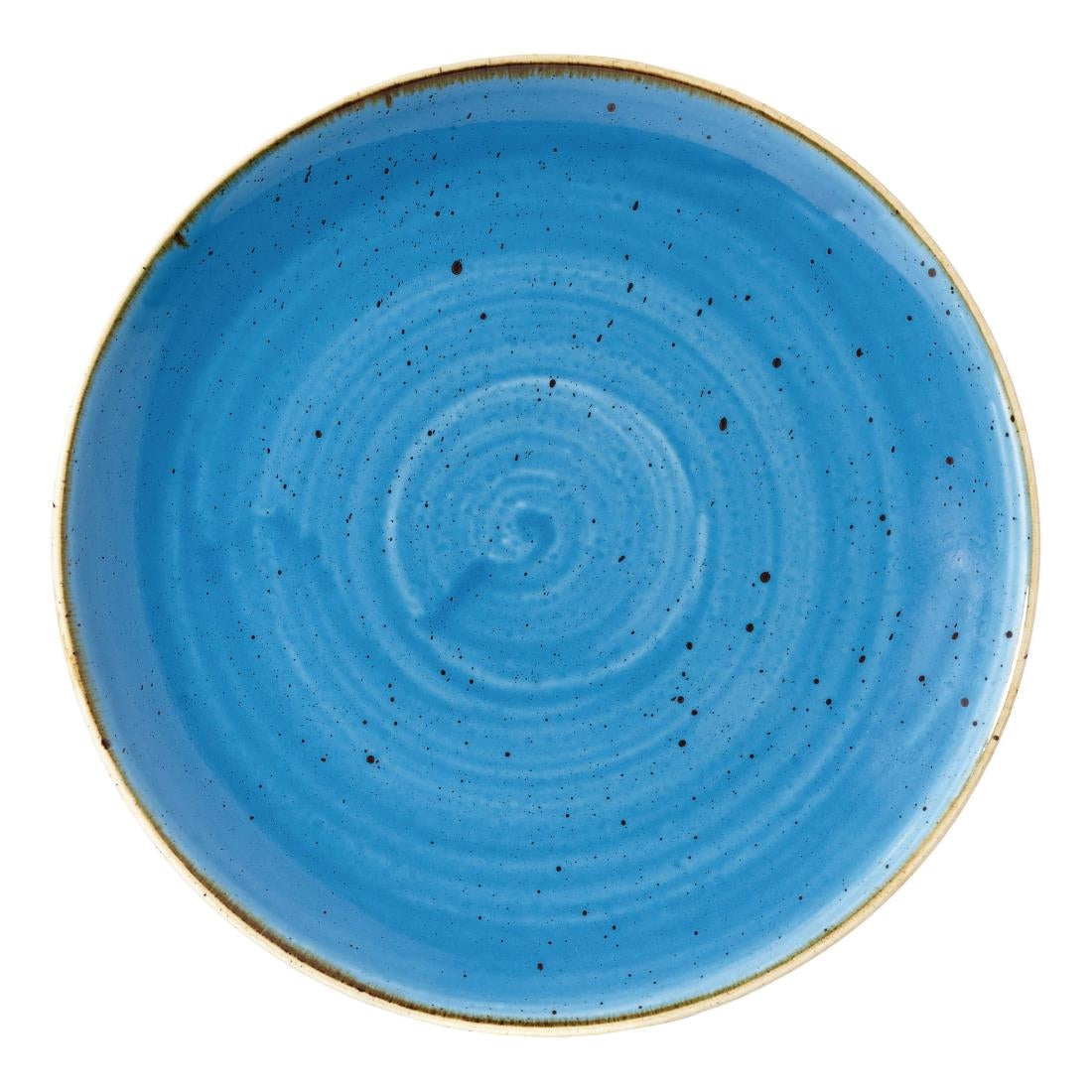 DF766 Churchill Stonecast Cornflower Blue Coupe Bord 21.7cm (12 stuks)