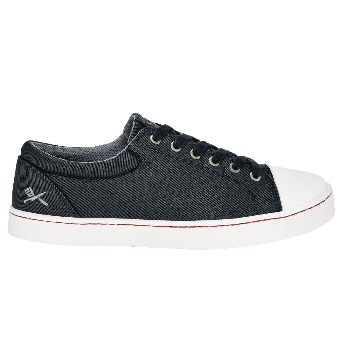 BB571-46 Shoes for Crews Grind vegan herenschoenen zwart 46