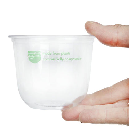 FS173 Vegware 96-serie composteerbare ronde bakjes 355ml (1000 stuks)