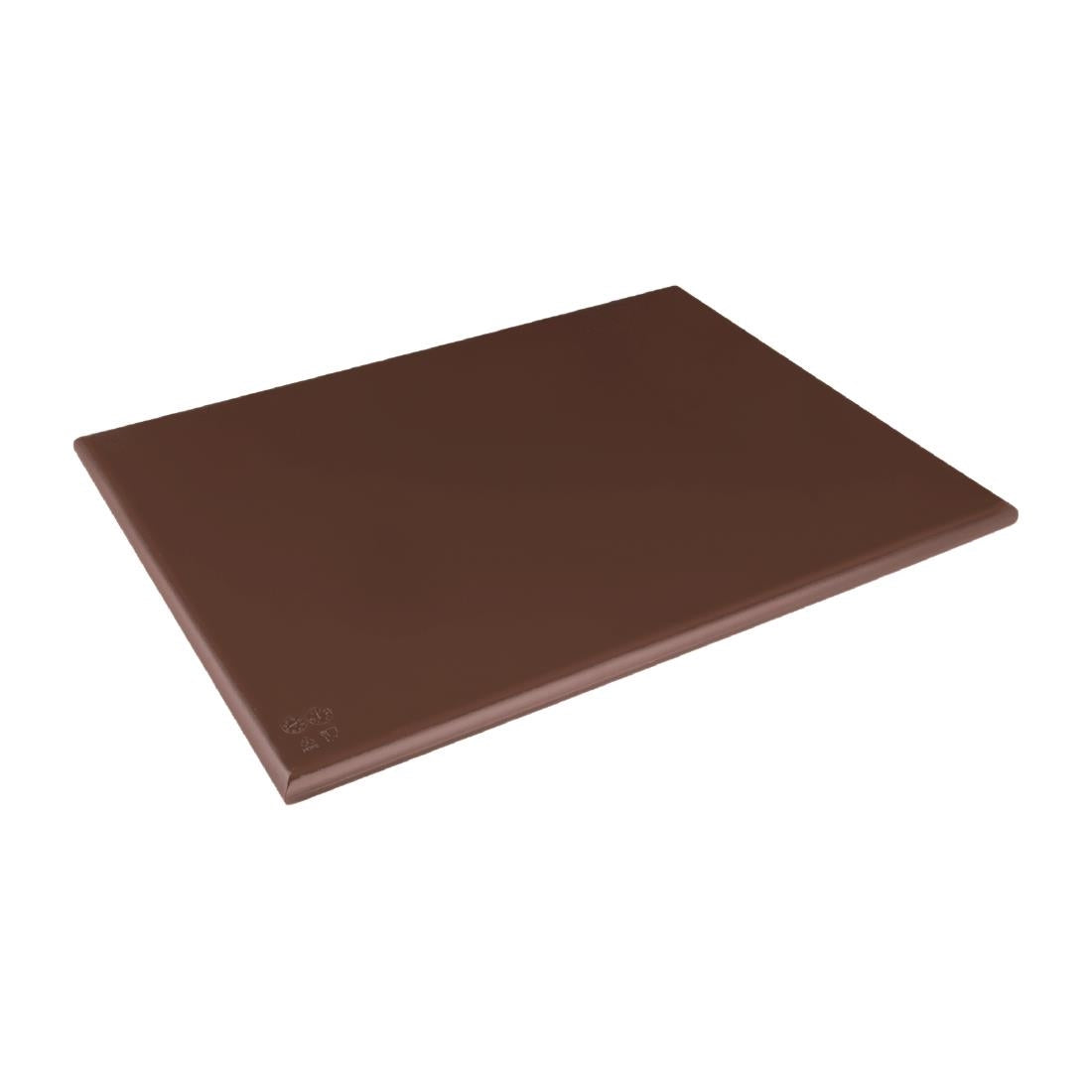 HC874 Hygiplas LDPE extra dikke snijplank bruin 600x450x20mm
