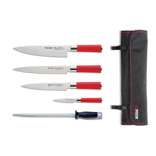 S902 Dick Red Spirit 5-delige messenset met foedraal
