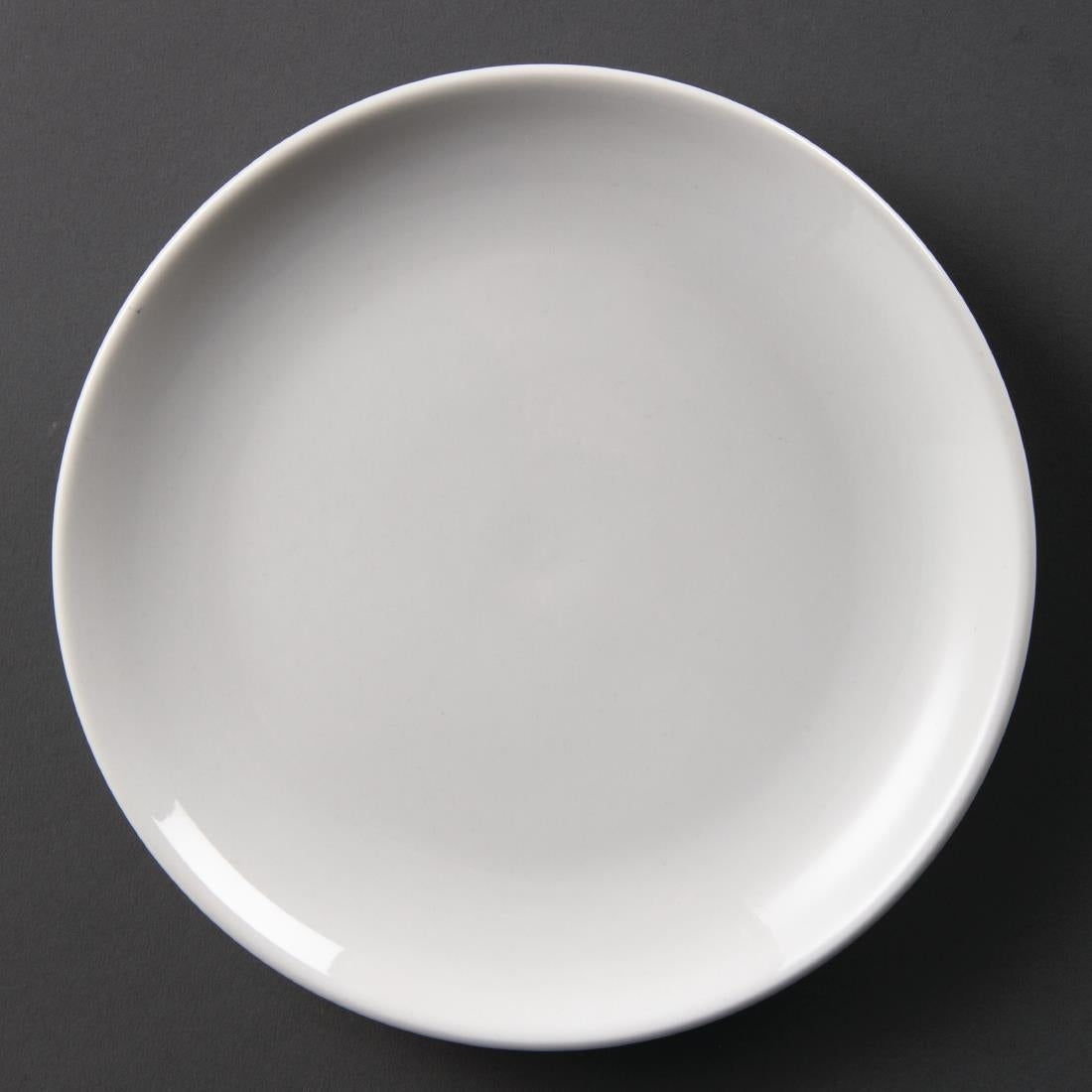 U077 Olympia Whiteware Coupeborden 20cm (12 Stuks)