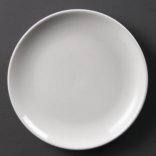 U077 Olympia Whiteware Coupeborden 20cm (12 Stuks)