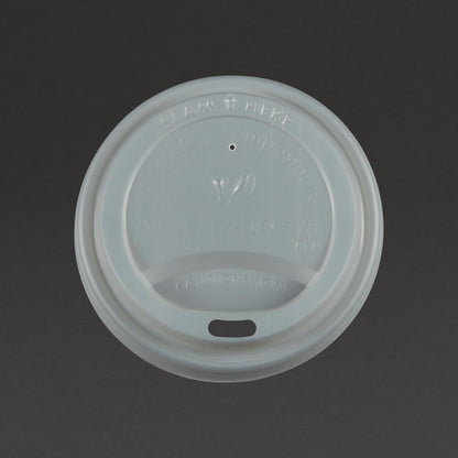 GH024 Vegware 79-serie deksels voor dubbelwandige bekers 230ml (500 stuks)