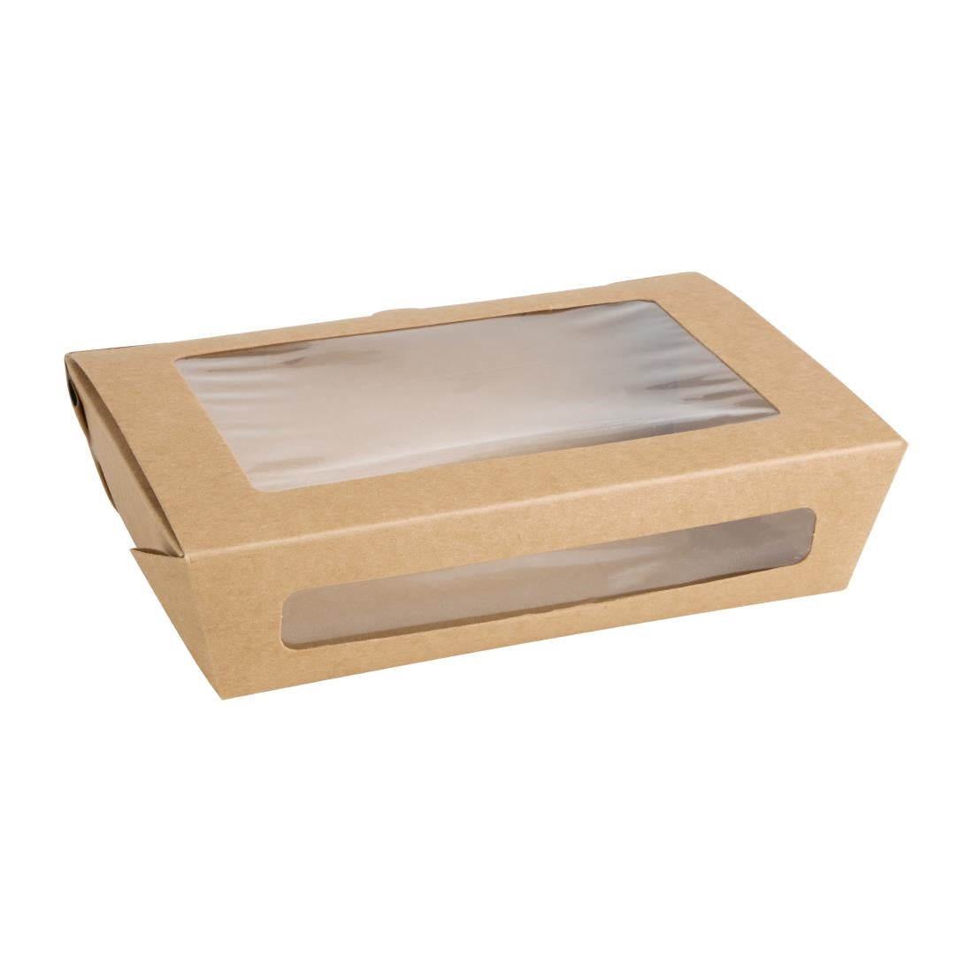 FN898 Fiesta Recyclable saladeboxen met PET venster 1200ml (150 stuks)