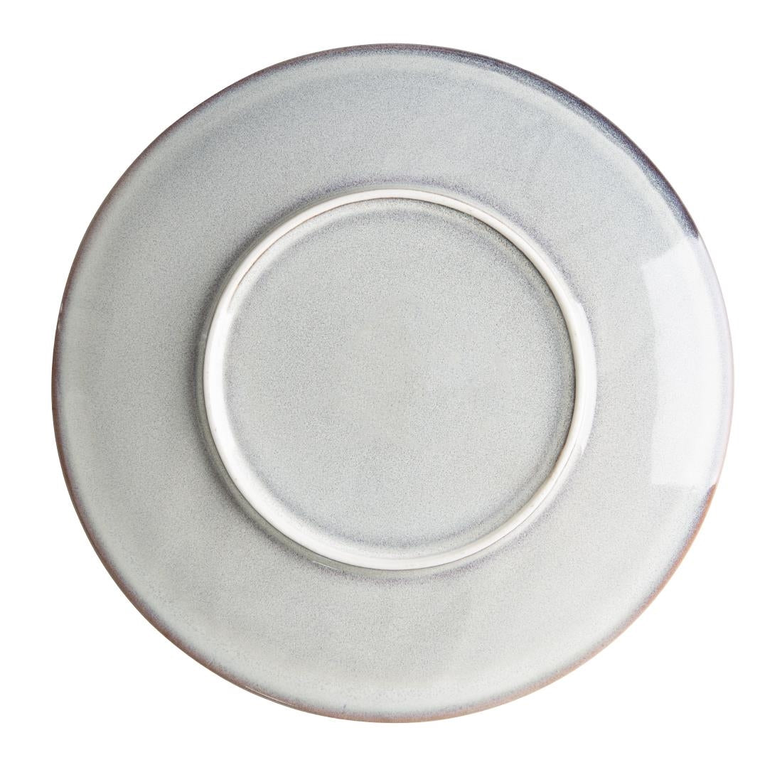 FU194 Olympia Drift Grijze Coupe Borden Met Reliëf, 280mm (4 Stuks)
